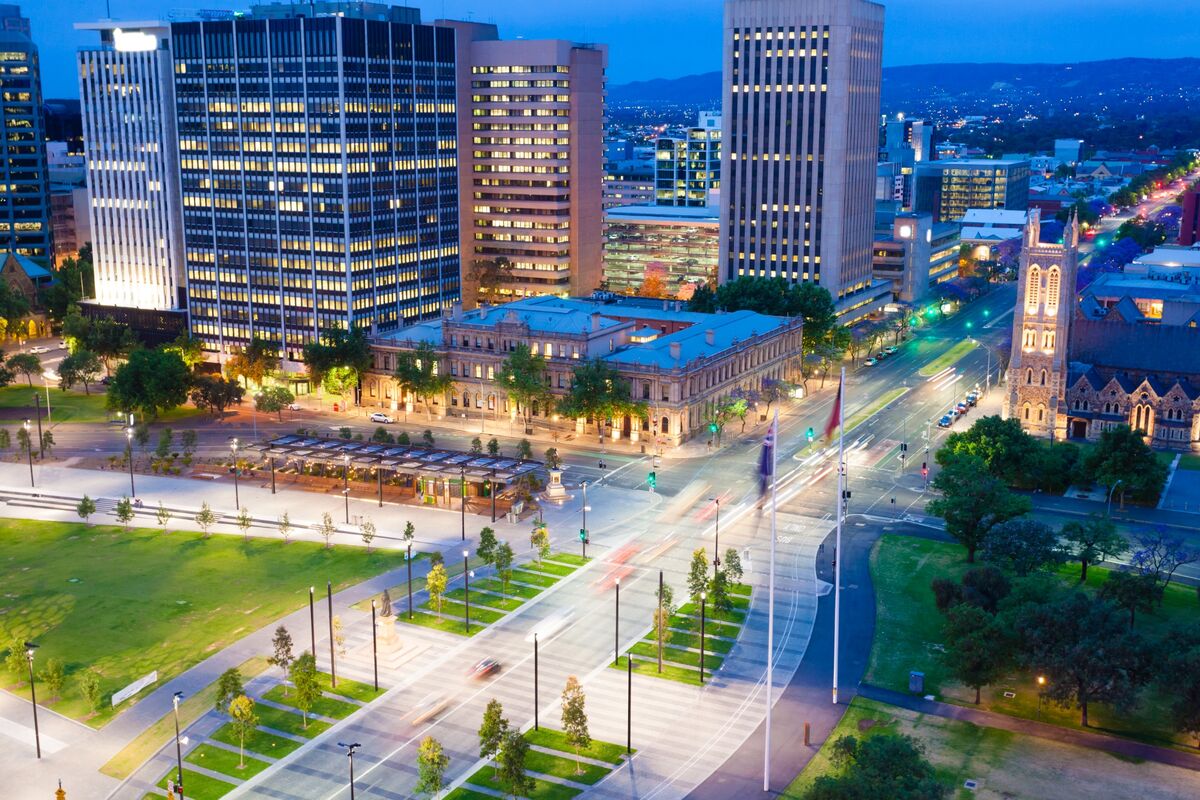 Adelaide central business district representing local small business IT support